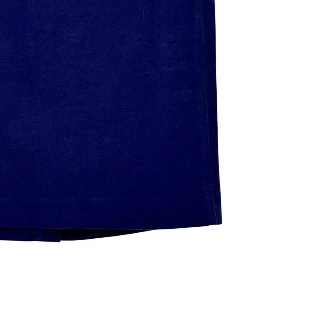 Banana Republic Size 2 Blue Cotton/Viscose/Spandex Sloan Stretch Pencil Skirt